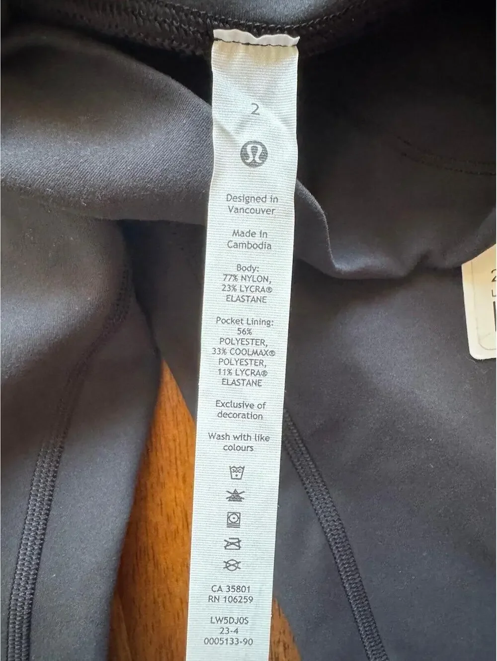 Lululemon Wunder Train High Rise 28” Black Size 2 NWT